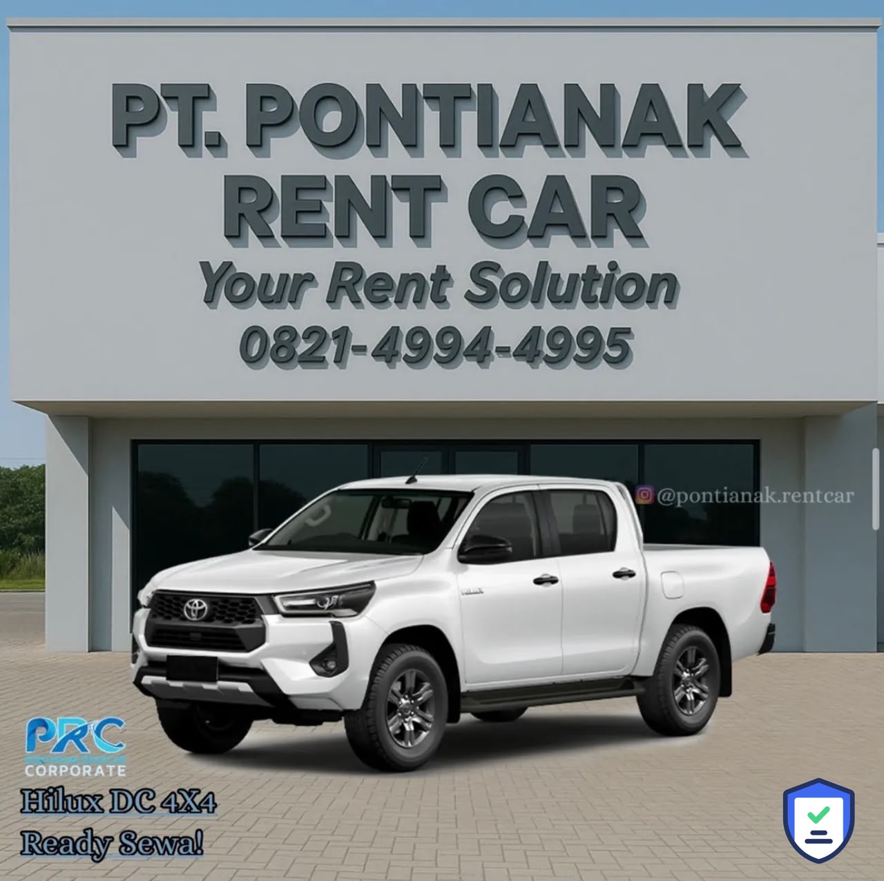 Sewa Hilux DC 4X4 Pontianak